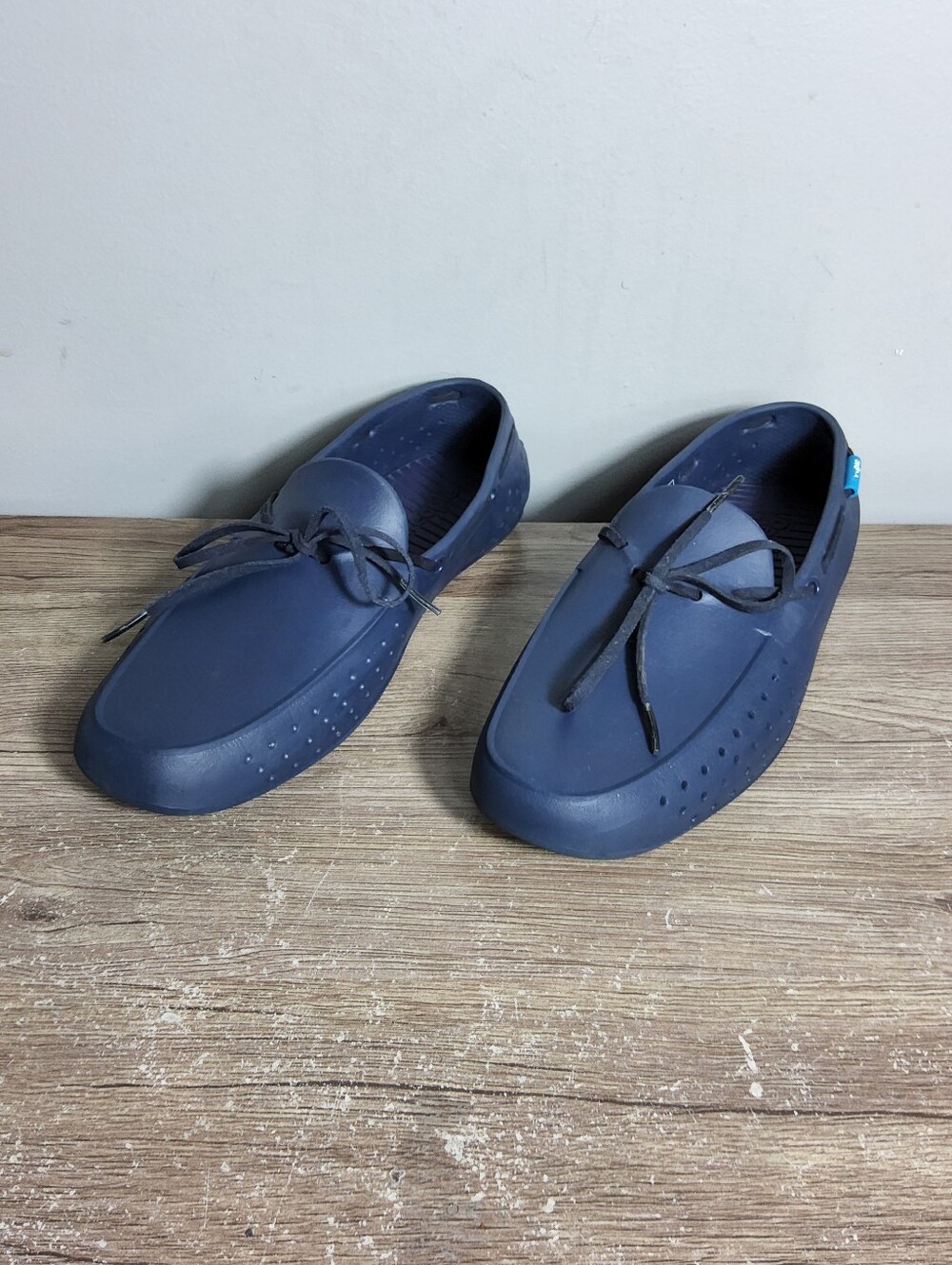 People Footwear Men's Navy Blue Slip On Boat Shoes Loafers M7